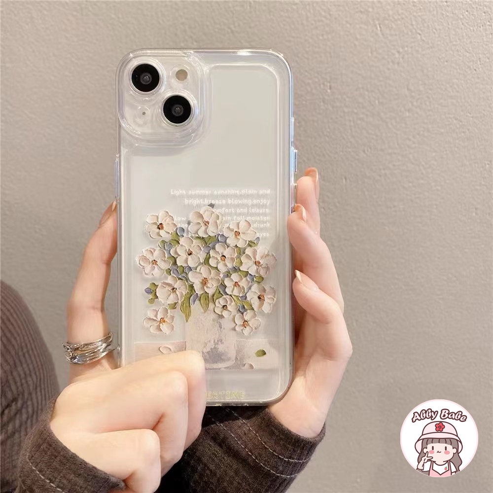 Ốp Điện Thoại Mềm Trong Suốt Chống Mồ Hôi In Họa Tiết Tranh Sơn Dầu Cổ Điển Cho IPhone 14 Pro Max 13 12 11 Pro Max