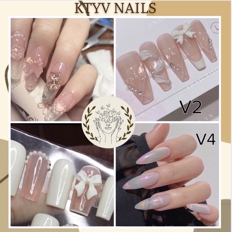 NAILBOX-Móng úp thiết  kế -HỒNG THẠCH TRONG
