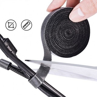 ✔cuộn băng keo dán sắp xếp dây cáp chất lượng cao dài 1m