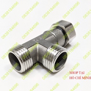 T cầu ren trong 21mm inox 304 đúc