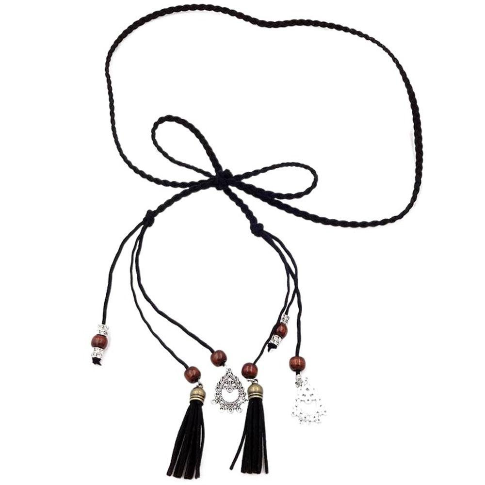 WMES15H Thắt Lưng Bện Dây Kiểu Trung Hoa Ngọt Ngào Cho Nữ