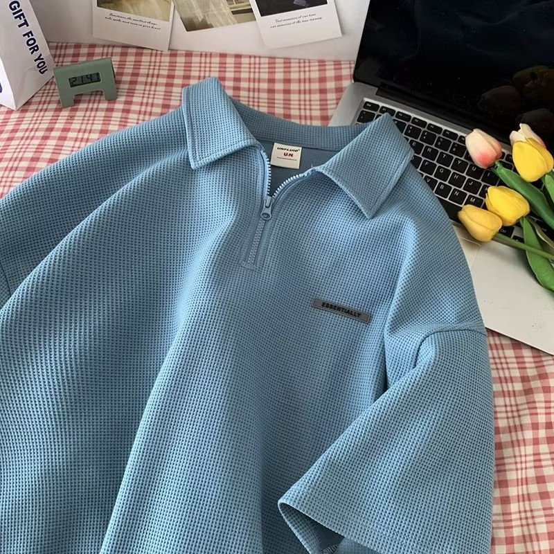 Áo polo nam thời trang áo phông nam form rộng áo polo nữ áo thun unisex phong cách Hàn Quốc  áo thun nam form rộng có cổ vintage áo thun nam cổ bẻ