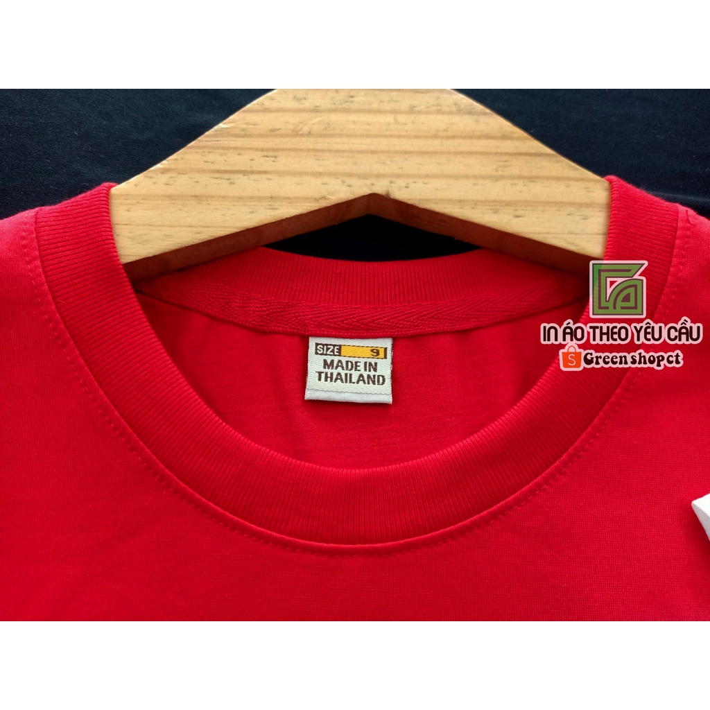 Áo Thun Jumbo Josh Garden Of Banban Màu Đỏ Loại Tốt Có Size Trẻ Em S442