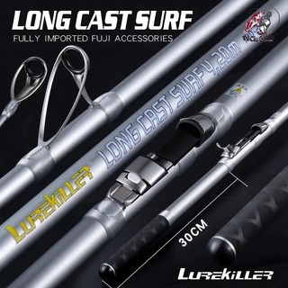 Cần câu lục long cast surf 4m2, cần câu máy cao cấp