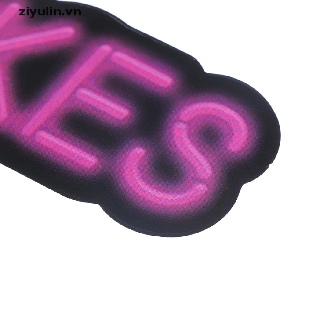 Bộ 50 Miếng Dán Họa Tiết Graffiti Màu Neon Trang Trí Vali / Xe Hơi / Xe Máy DIY