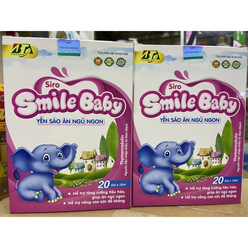 Yến sào ăn ngủ ngon Siro Smile Baby.
