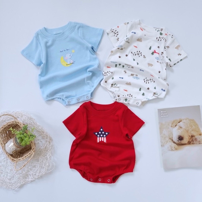 🍀Body bé trai,bé gái cao cấp Bunny cho bé từ 4-10kg