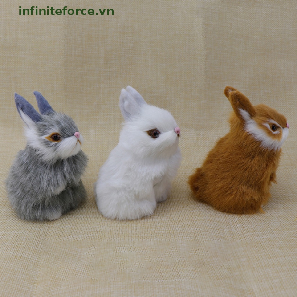 Đồ Chơi Nhồi Bông Hình Thỏ Phục Sinh Sống Động Như Thật
