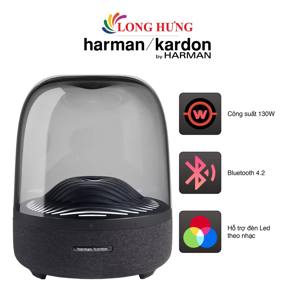 Loa Bluetooth Harman Kardon Aura Studio 3 HKAURAS3BLKAS - Hàng chính hãng