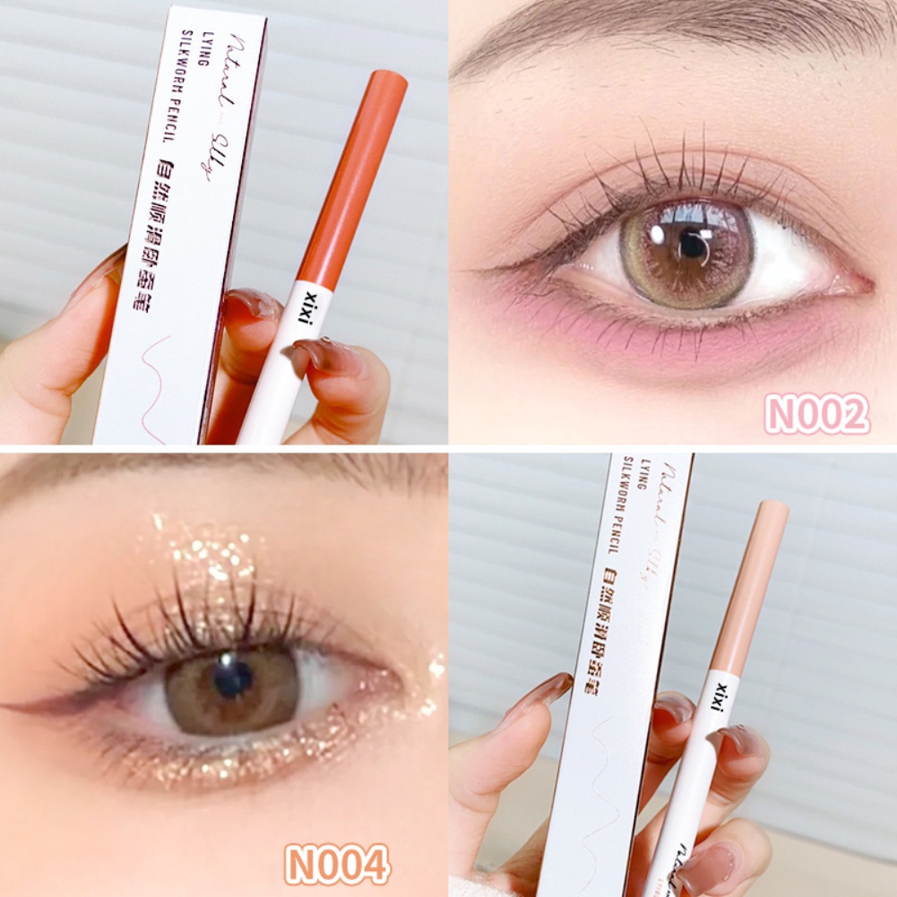 Có Hàng Xixi Bút Tằm Nằm Màu Ngọc Trai Bút Có Độ Bóng Cao Bút Kẻ Mắt Sáng Màu Hồng Nude Màu Bạc Sáng Thanh Toán Khi Nhận Hàng