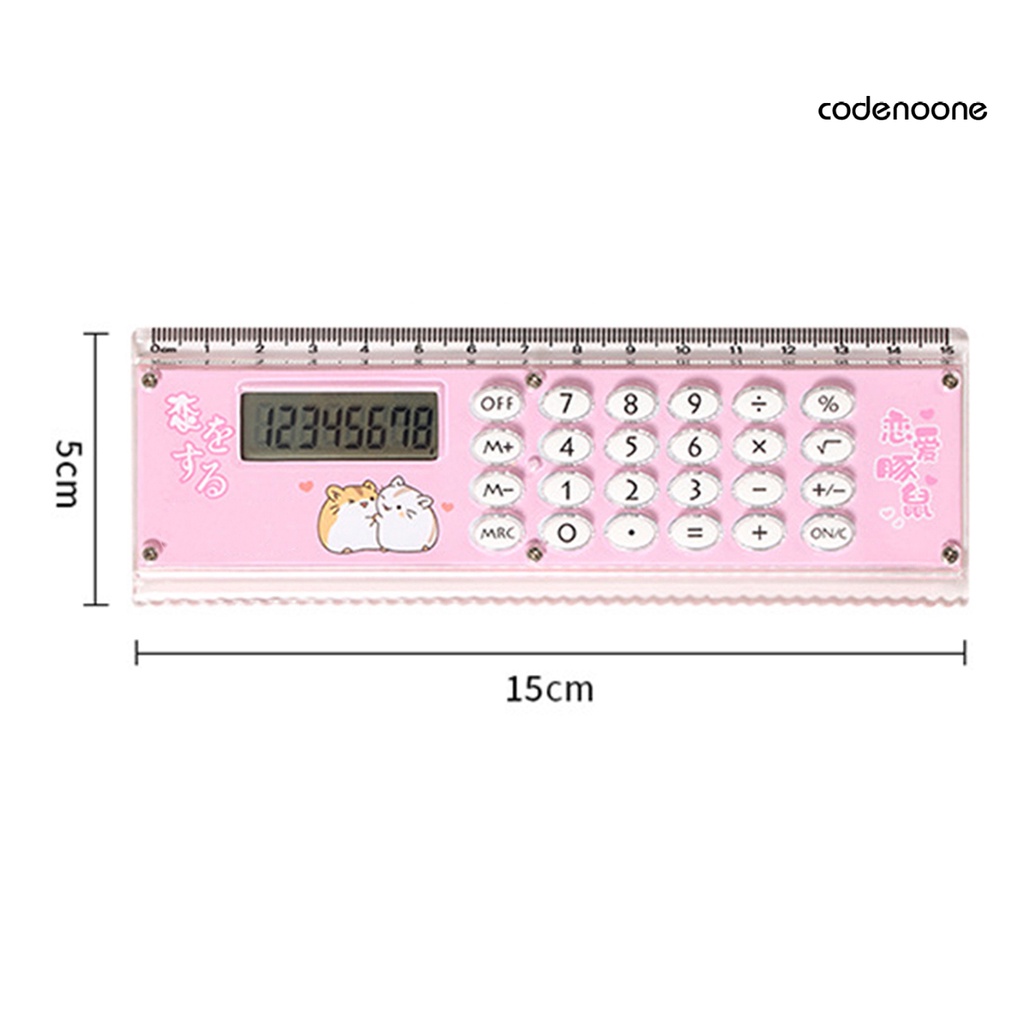 Máy Tính Cầm Tay 8 Chữ Số Màn Hình Lớn Đa Năng Cho Trường Học
