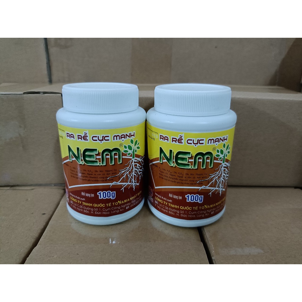 RA RỄ CỰC MẠNH NEM LỌ 100G VuonLanDungPhuong