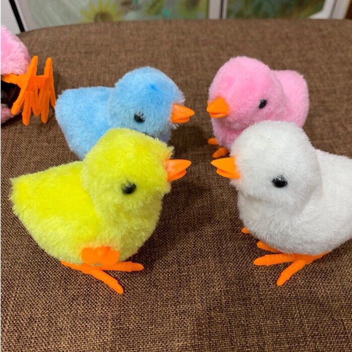 Đồ chơi gà con chạy bằng dây cót cho bé vui chơi  H057