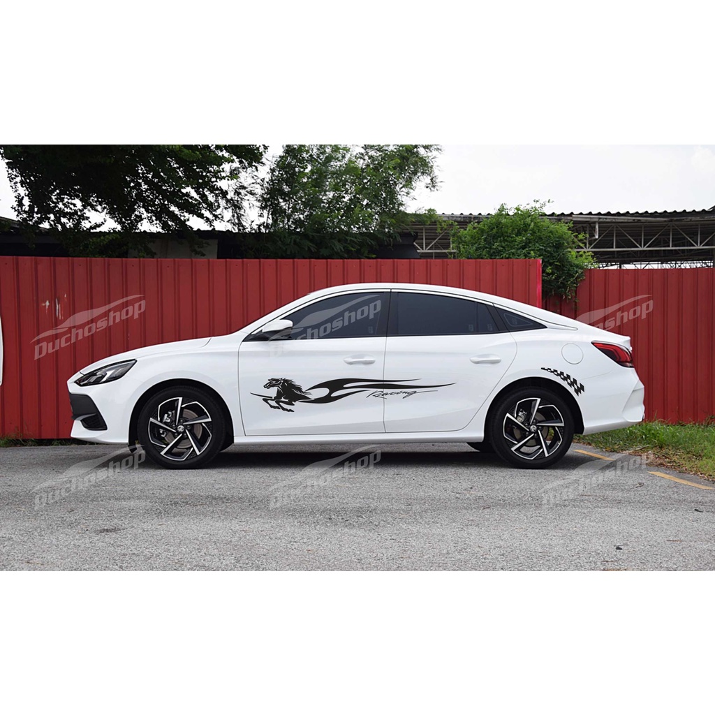 Tem dán sườn xe MG thể thao 002