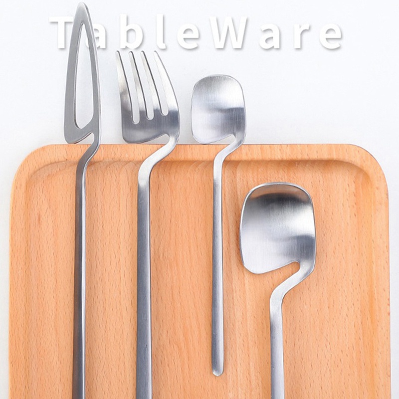 Set 16 Dụng Cụ Ăn Uống Bằng Thép Không Gỉ 304 Cao Cấp Đen