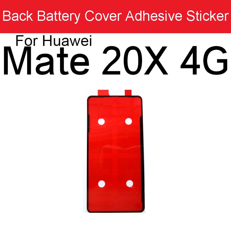 Miếng Dán Nắp Pin Thay Thế Cho Huawei Mate 10 20 20X 30 RS Lite Pro 4G 5G