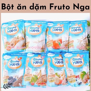 Bột ăn dặm fruto nga cho bé ăn dặm từ 4, 5, 6 tháng -200g date mới