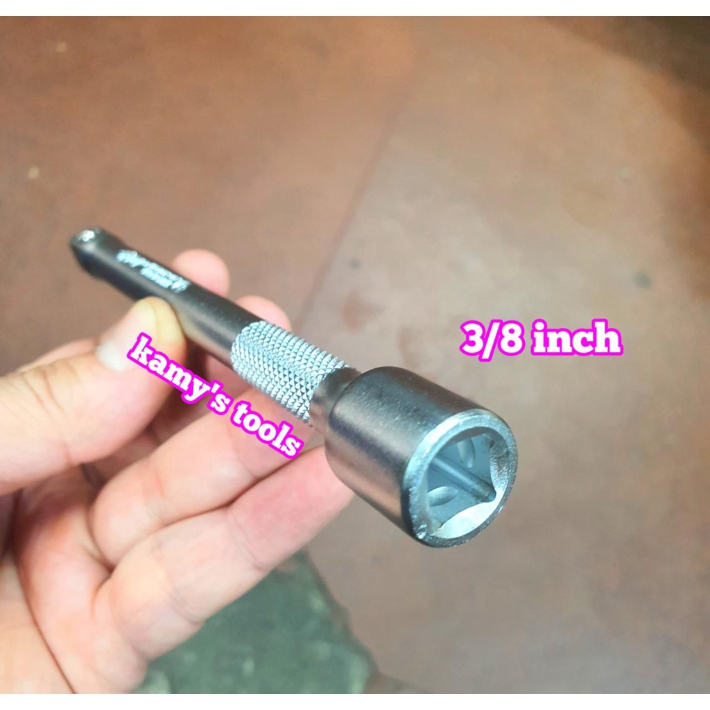 Cần nối, khúc nối tuýp 3/8 inch Top 3 inch 6 inch 75mm 150mm, cần tuýp nối