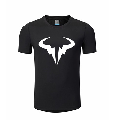 Áo Thun cotton Ngắn Tay In Hình Djokovic Jr. Kim Van Shi Nadal tennis