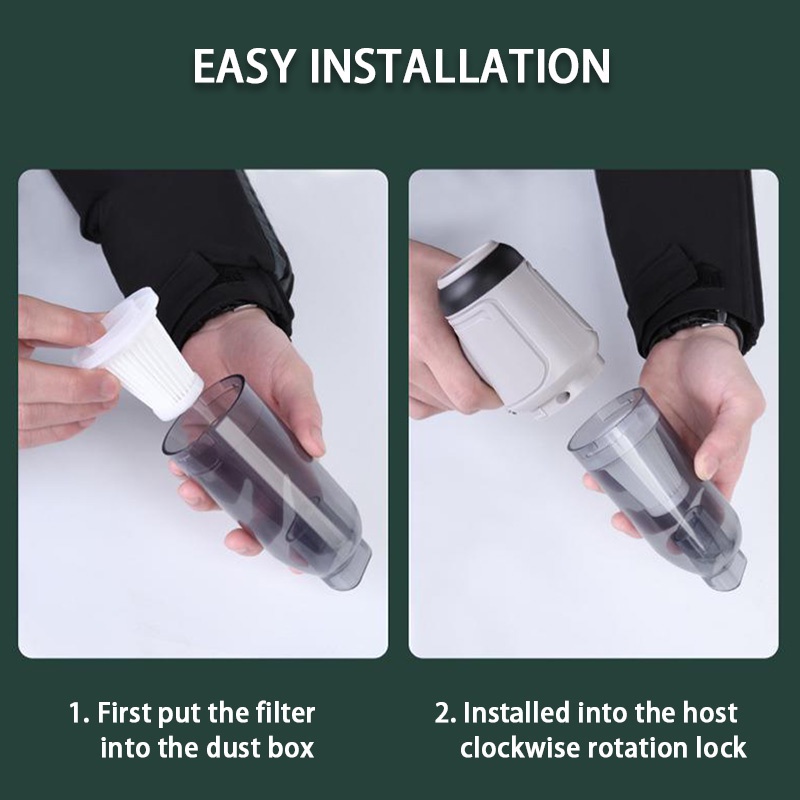 SEAMETAL Máy Hút Bụi Không Dây 4000mAH 120W Có Thể Sạc Lại Tiện Dụng