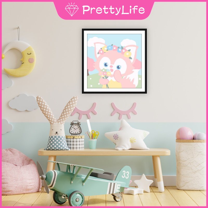SANRIO Bộ Tranh Đính Đá 5d Họa Tiết Ngôi Sao Sương Mù Độc Đáo Kích Thước 30x30CM Dùng Trang Trí Nhà Cửa