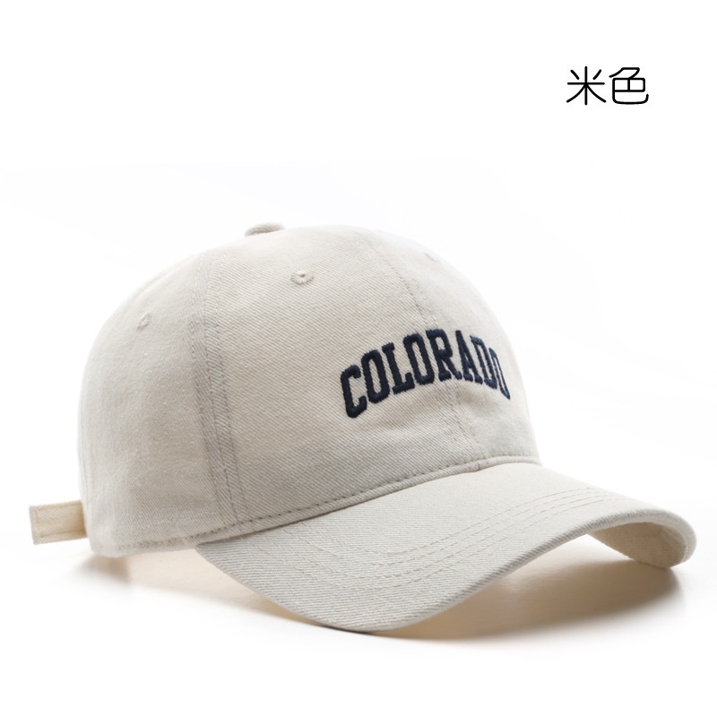 LINJW Mũ Lưỡi Trai Chất Liệu Cotton Mềm Mại Thêu Họa Tiết Phong Cách Cổ Điển Thời Trang Mùa Hè