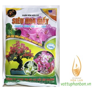 Siêu hoa giấy - phân bón hữu cơ giúp tậu tán, cứng cây, ra nhiều hoa - #519a# 700g