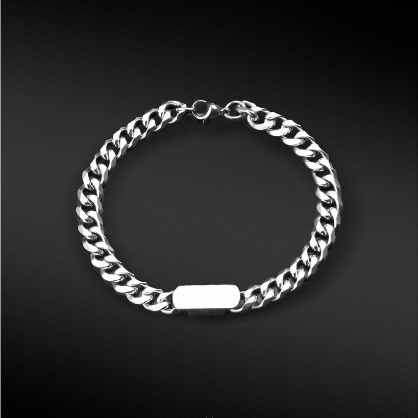 Vòng tay kim loại nam, nữ Chain VTKL0113