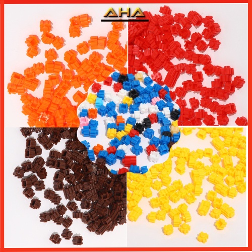 500 mảnh Lắp Ráp cân trộn lẻ hỗn hợp Mô Hình Cho Bé Sáng Tạo 3D Nhiều Màu