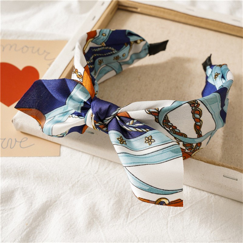 Băng Đô Tai Thỏ Họa Tiết Da Báo Thời Trang Dành Cho Nữ