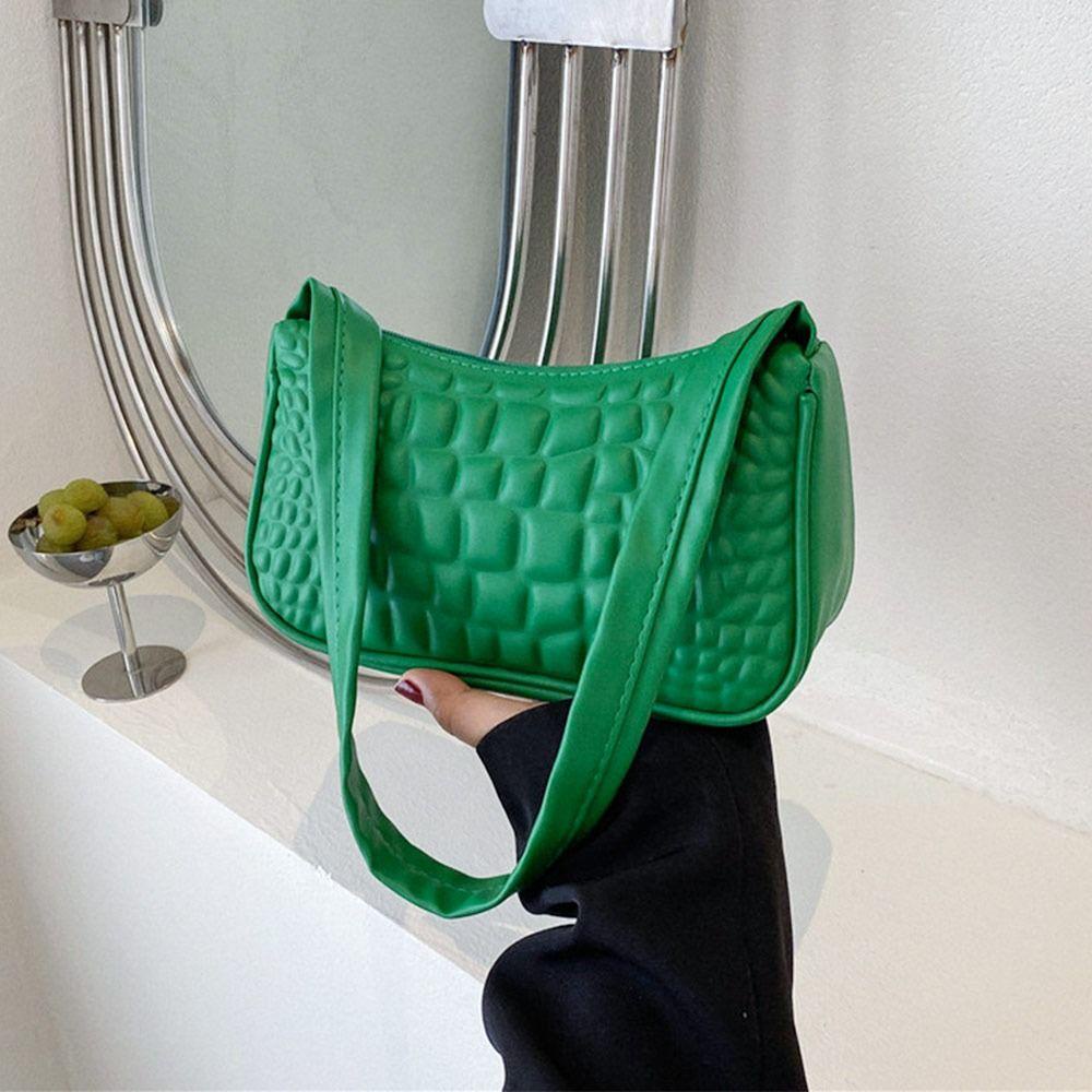 UUMIR Túi Xách Da PU Màu Trơn Phong Cách Retro