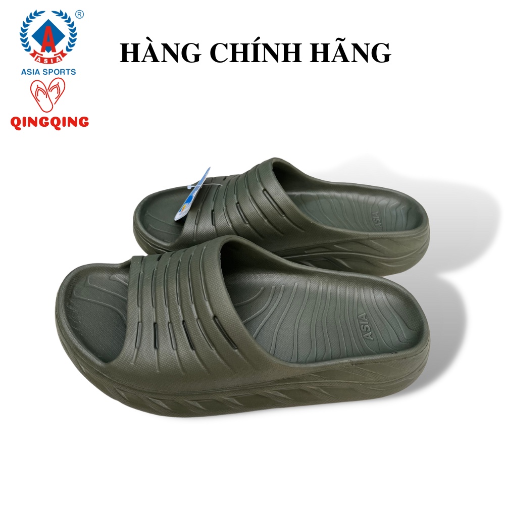 Dép quai ngang đế cao,dép đúc ASIA màu đen,xanh siêu nhẹ- Hàng chính hãng- DME367