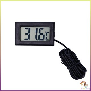 Nhiệt kế điện tử màn hình LCD Máy đo nhiệt độ nước tủ lạnh hồ cá