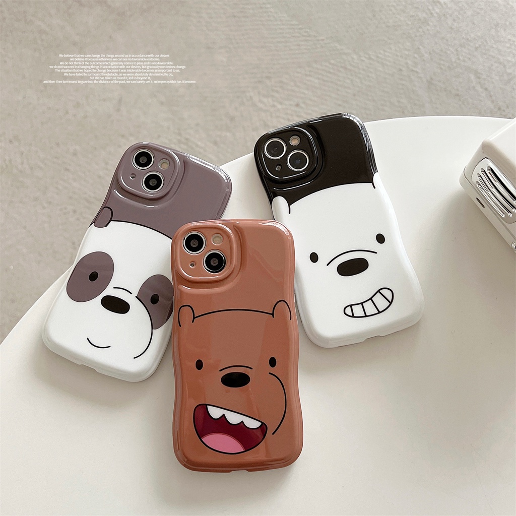 Ốp Điện Thoại TPU Silicon Mềm Chống Sốc In Hình Gấu Hoạt Hình Dễ Thương Cho iPhone 14 13 12 11 Pro Max 14 Plus