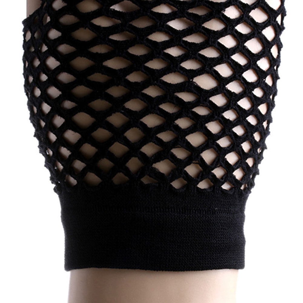 Găng Tay Lưới Hở Ngón Hóa Trang Tiệc Tùng Quyến Rũ Cho Nữ