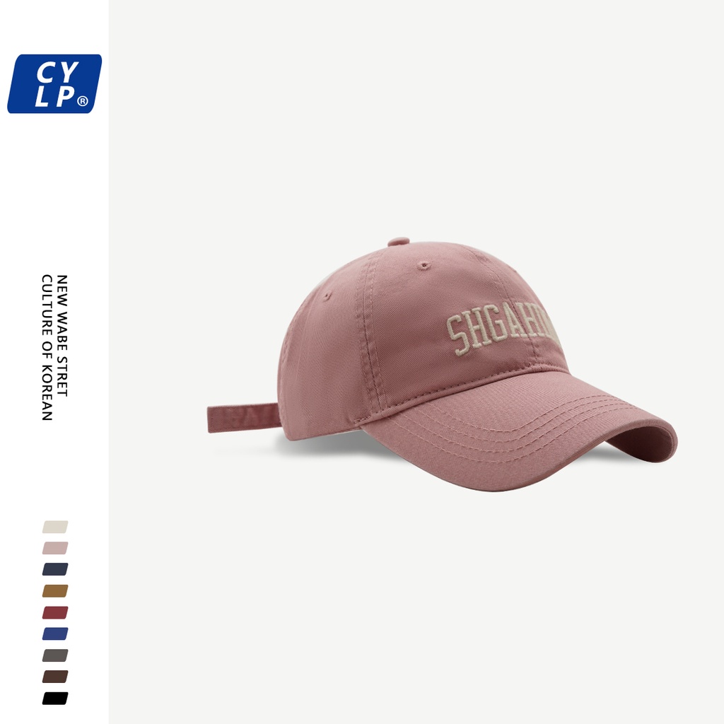 Mũ Lưỡi Trai Thêu Chữ Phong Cách Hàn Quốc Thời Trang Cho Nam Nữ