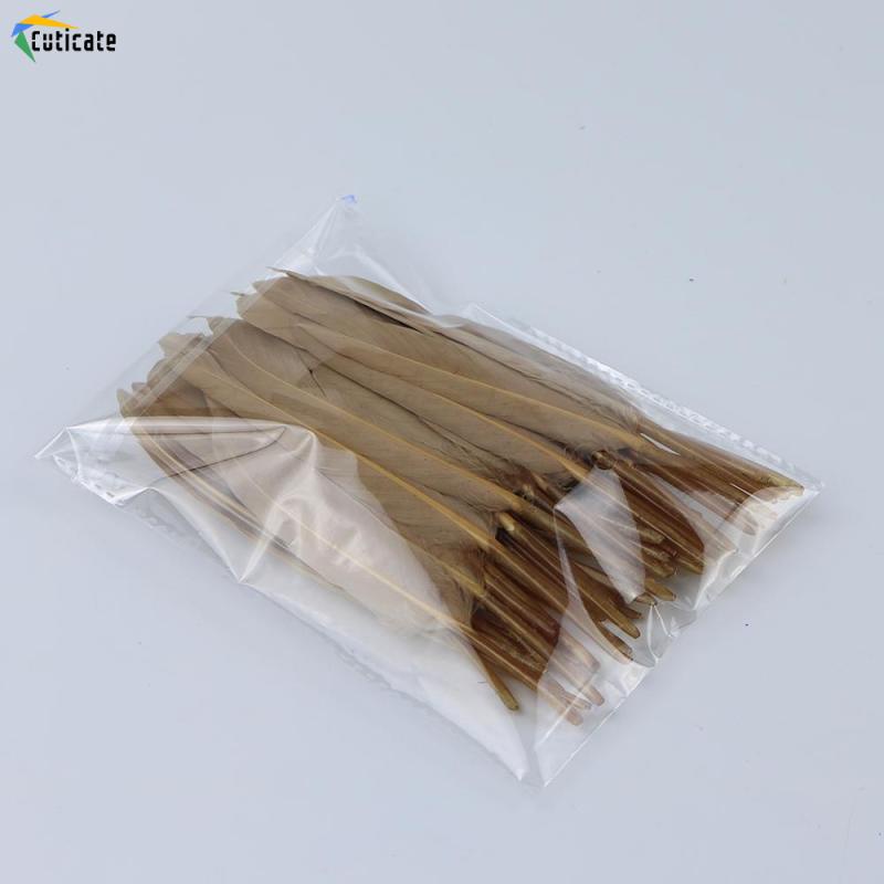 50 Cái / lốc Lông Ngỗng Tự Nhiên 10-15cm Cho Hàng Thủ Công Mũ Trang Trí Cà Phê