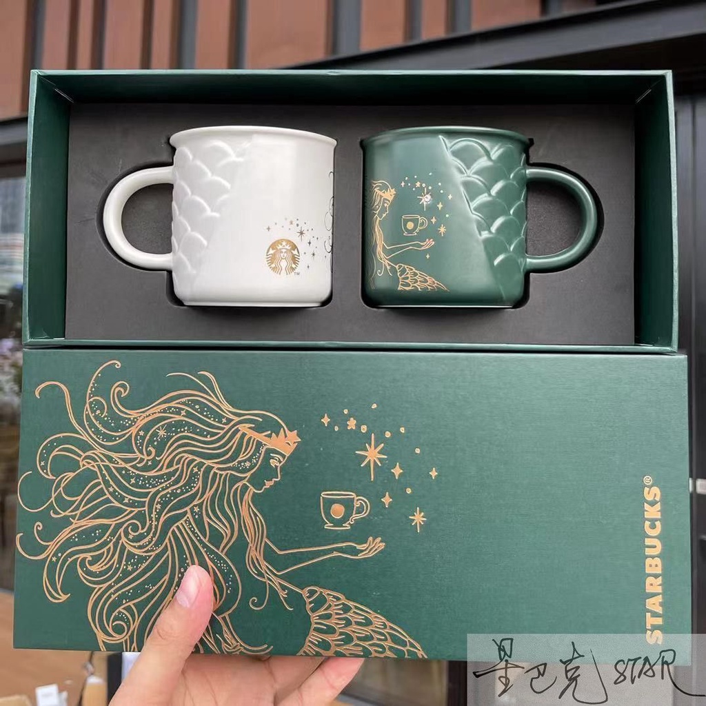 Cốc Sứ Uống Cà Phê Kỷ Niệm 50 Năm 355ml In Họa Tiết Starbucks Dễ Thương Cho Học Sinh