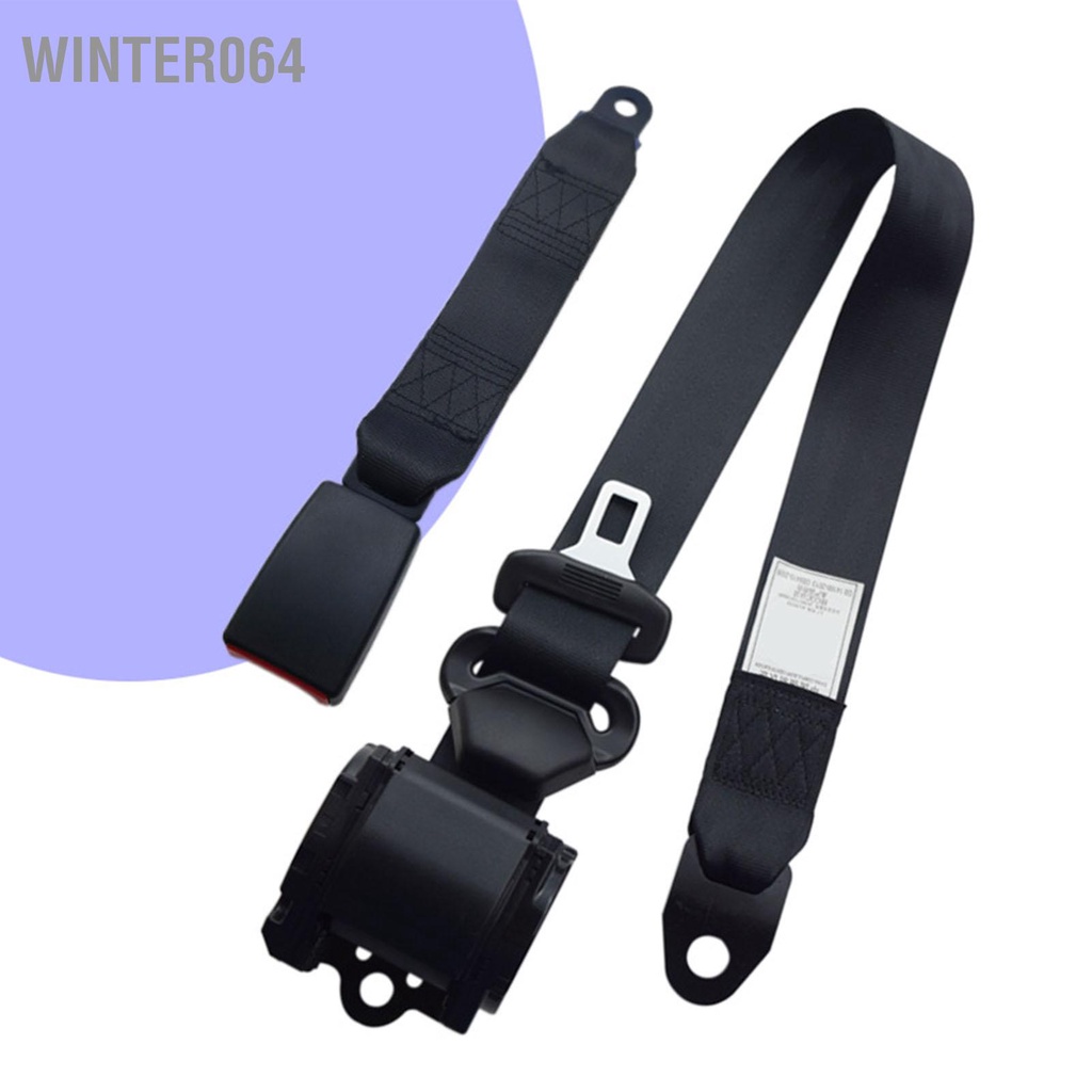 Dây Đai An Toàn Dành Cho Lái Xe Ô Tô 3 Điểm Tự Động Thép Polyester ABS Tự Động Mở Rộng Có Thể Tháo Rời Winter064