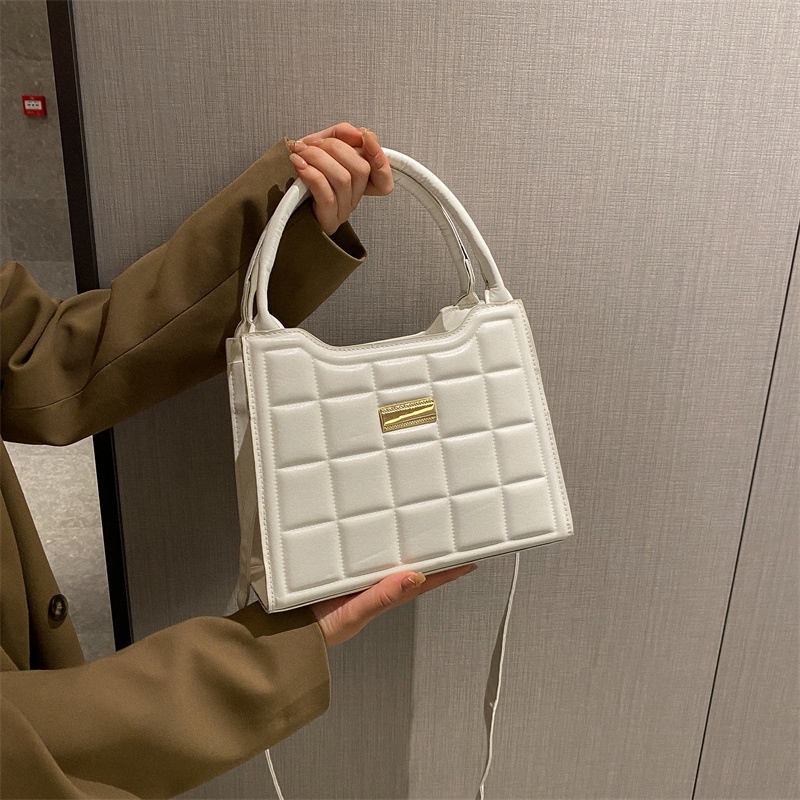 Túi Xách Mini Màu Trơn Phong Cách Retro Thời Trang Cho Nữ