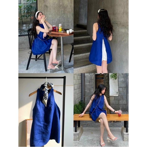 (Thanh lý giá vốn) SET ÁO XẺ LƯNG NÚT BỌC KÈM QUẦN