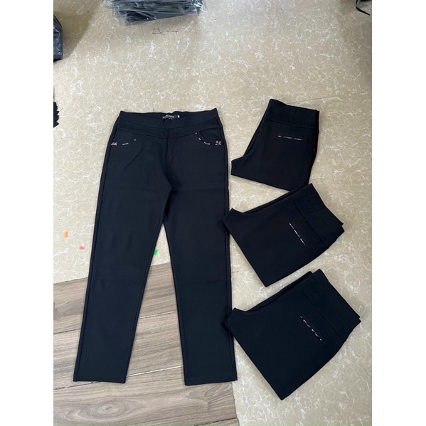 QUẦN NỮ TRUNG NIÊN CAO CẤP CHẤT KAKI THUN CO GIÃN 6 SIZE
