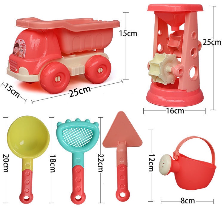 Bộ Đồ Chơi Xúc Cát Đầy Đủ Cho Trẻ Em