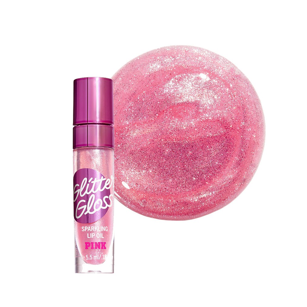 Son môi bóng kim tuyến Victoria's Secret Glitter Gloss Sparkling lip oil 5,5ml - Fruit Punch (Mỹ)