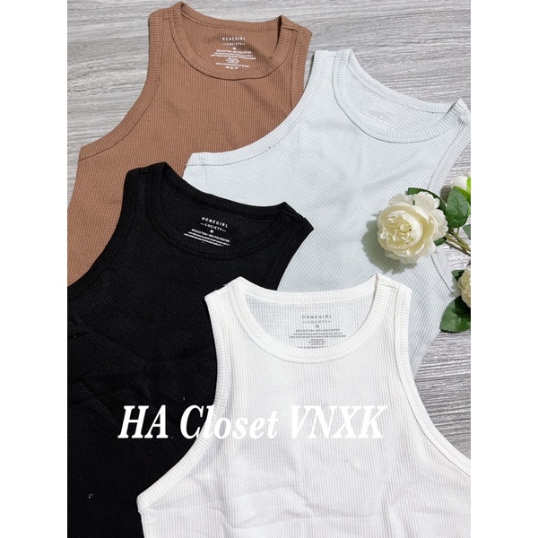 Áo Crop Yếm Homegirl Xuất Dư