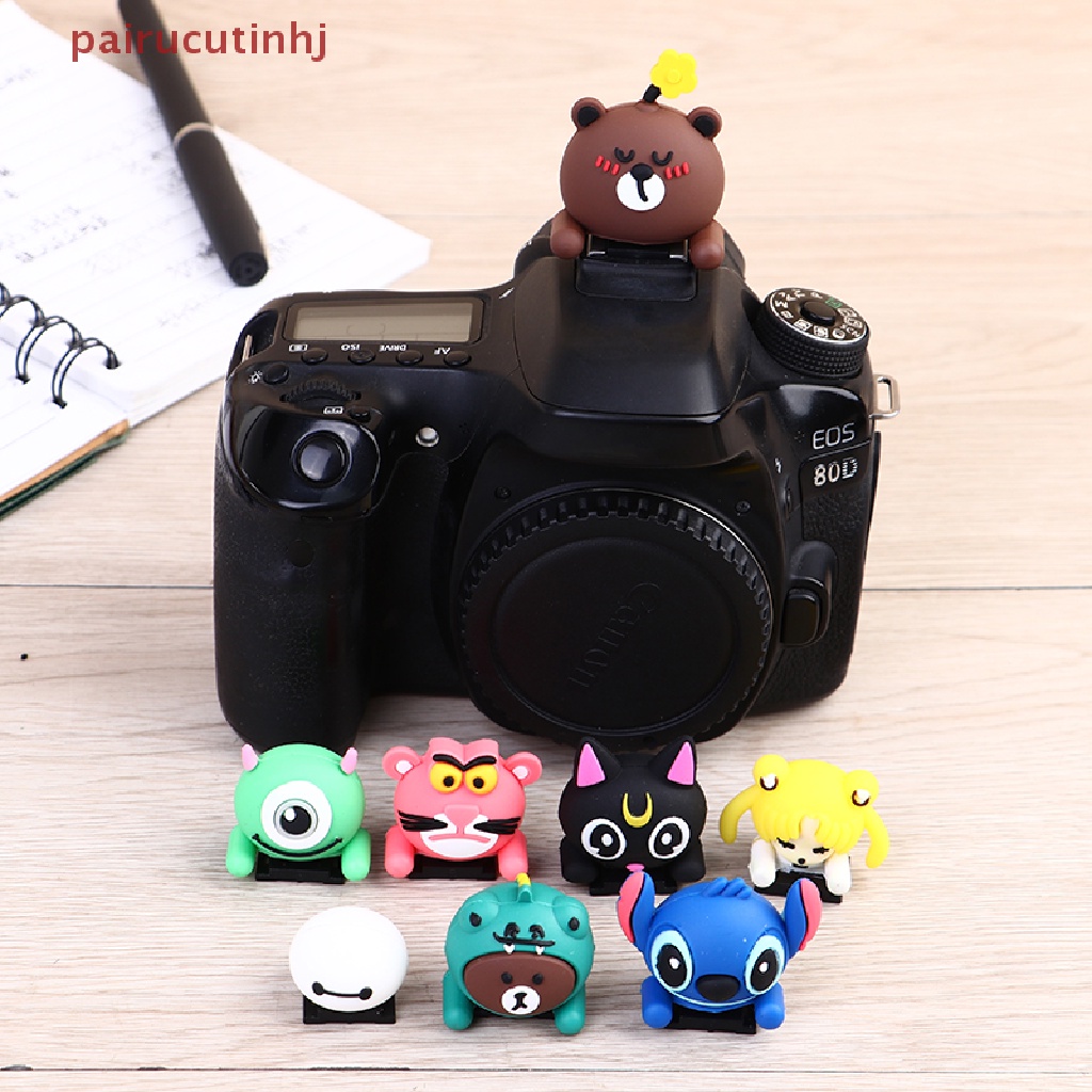 Cặp Vỏ Bọc Đèn Pin Máy Ảnh Hotshoe Hình Stitch / Thủy Thủ Mặt Trăng / Gấu Bông 3D