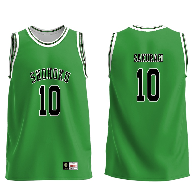 Áo Bóng Rổ SHOHOKU SLAM DUNK Series Số 10 KIYOTA Số 10