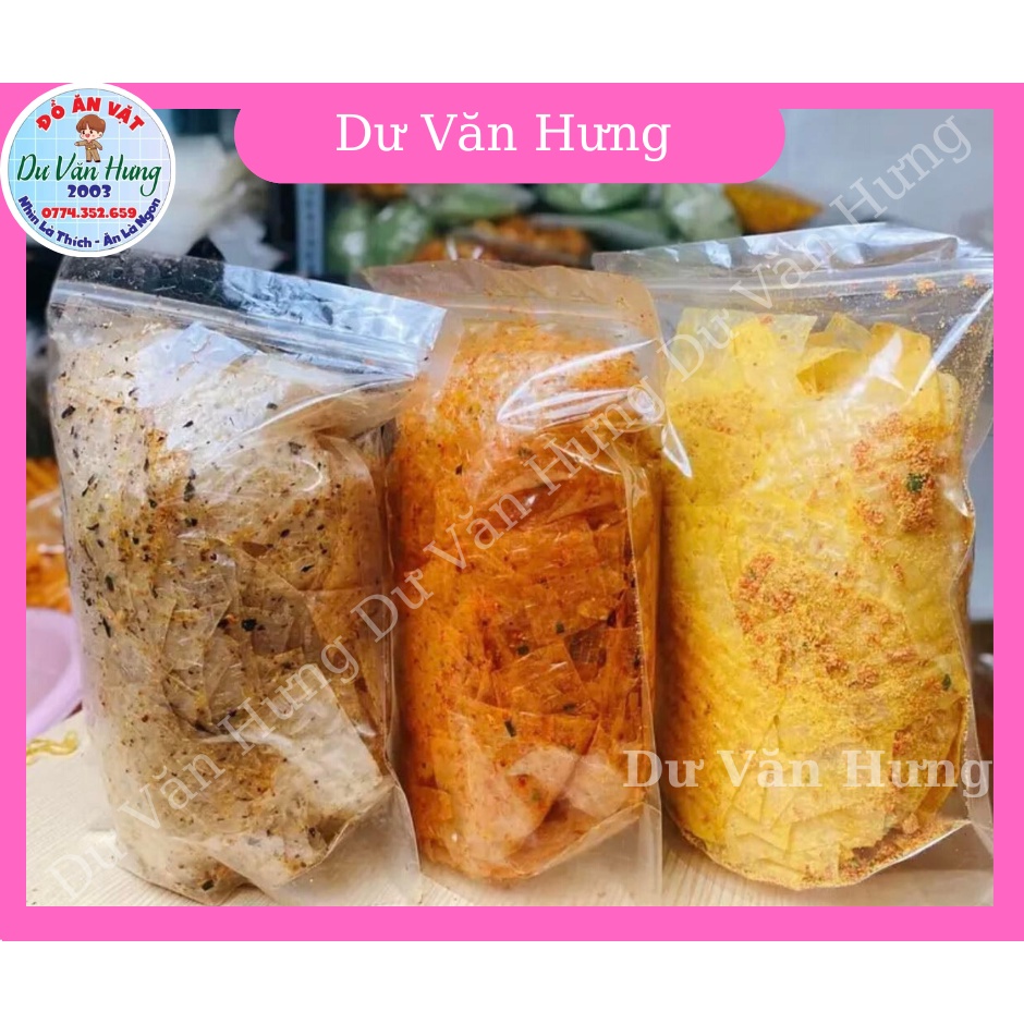500g Bánh tráng Tây Ninh đủ vị ( Xì ke , Rong biển , Cuộn tôm , phô mai ..)