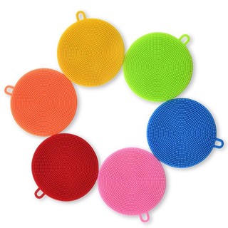 Miếng rửa chén silicon đa năng, miếng rửa chén silicon gai mềm đa năng|rina8263