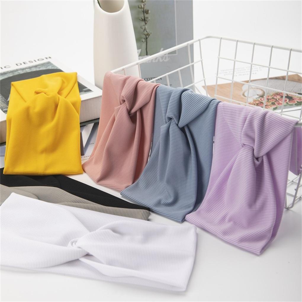 Băng Đô Cài Tóc Co Giãn Phong Cách Thể Thao Thời Trang Cho Nữ